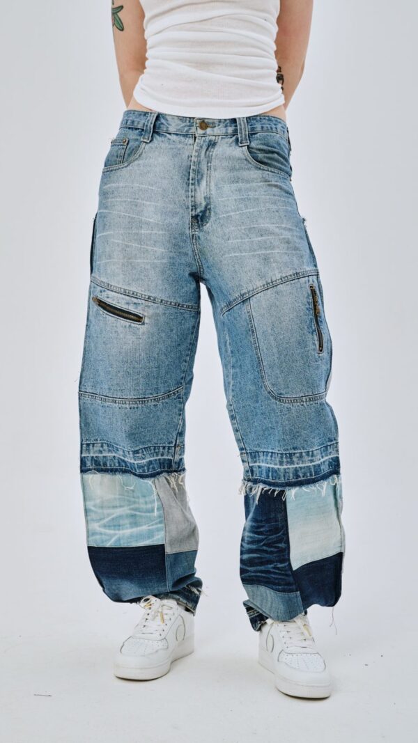 Джинсы Двойная Сплошная