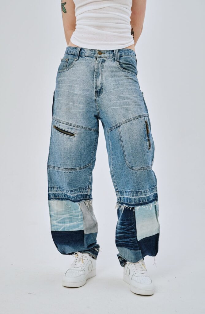 Джинсы Двойная Сплошная