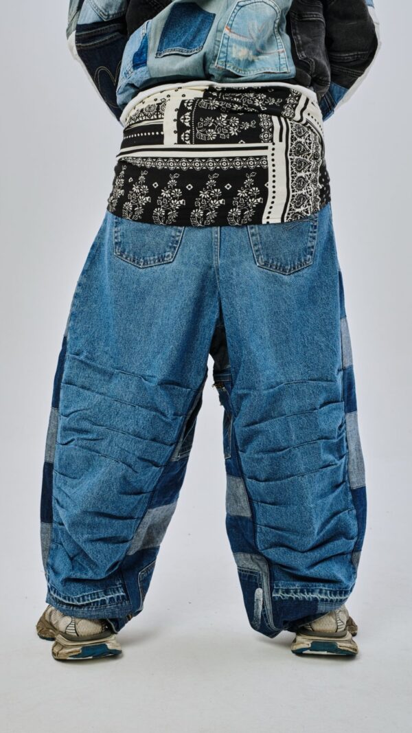 Джинсы Рифленые